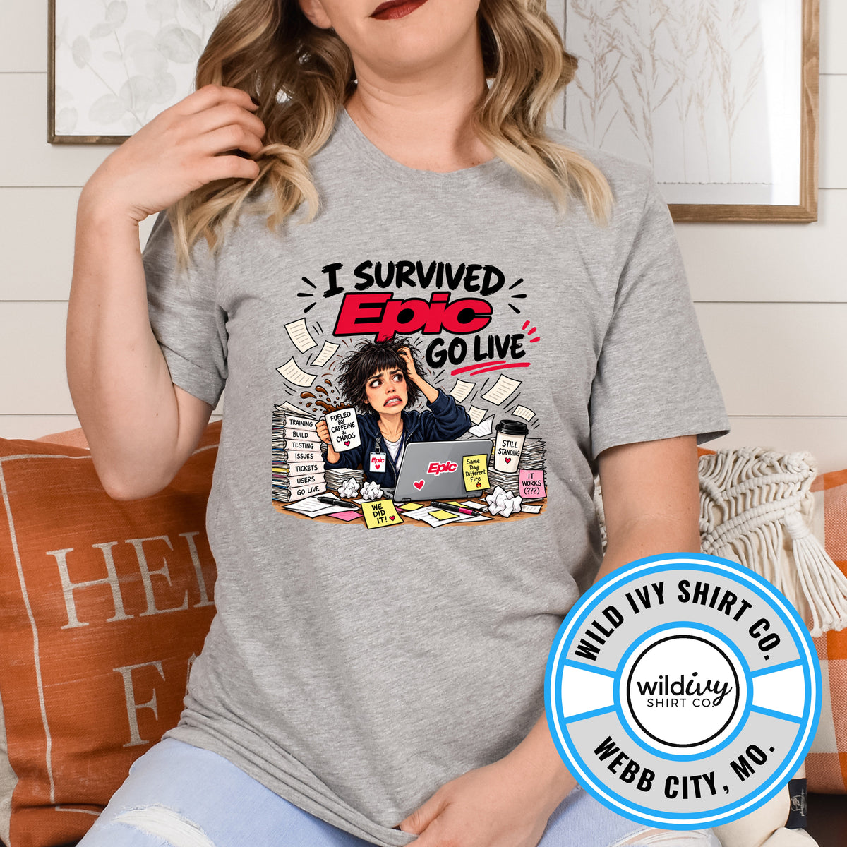 Freeman Hospital: Epic Survivor Custom Tee