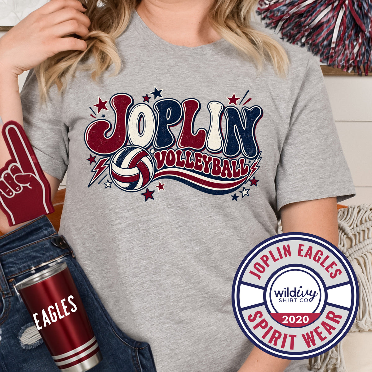 Joplin Volleyball Retro