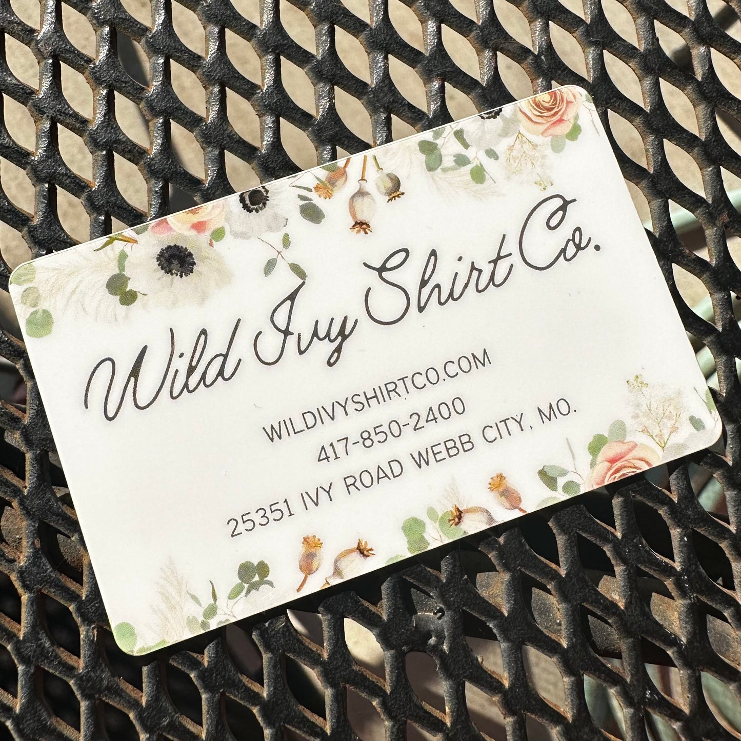 Wild Ivy Shirt Co. Gift Card