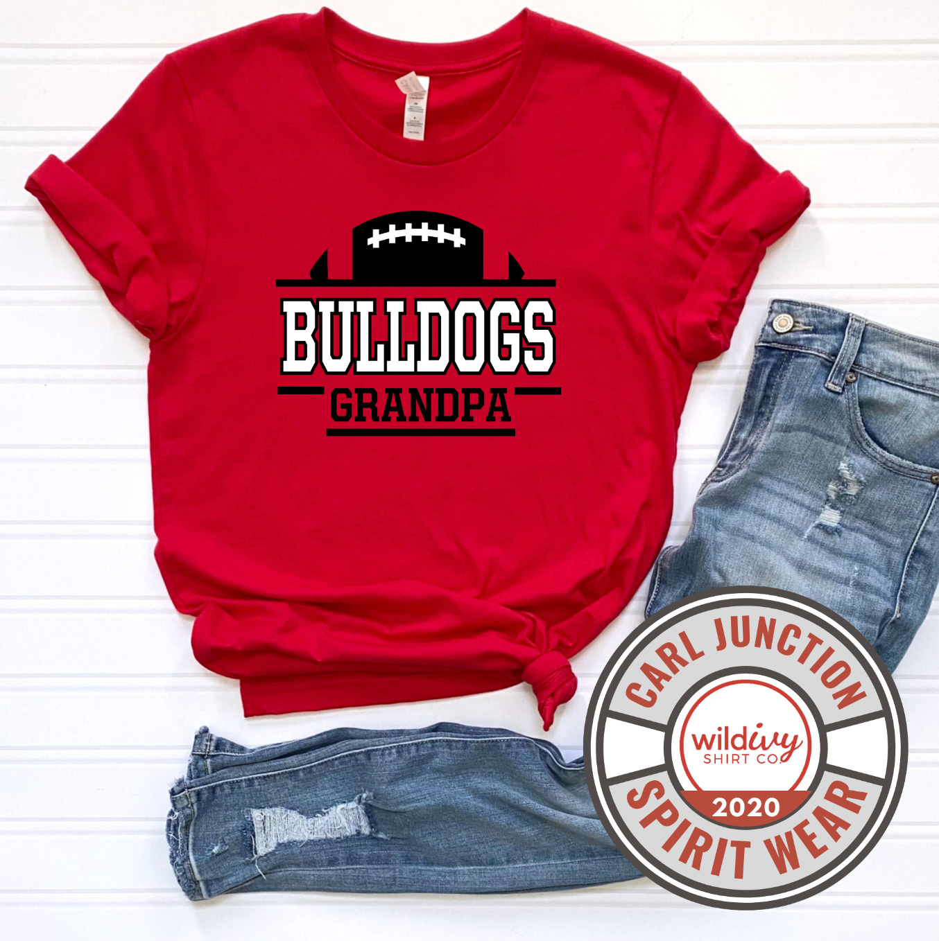 Bulldogs Football Grandpa
