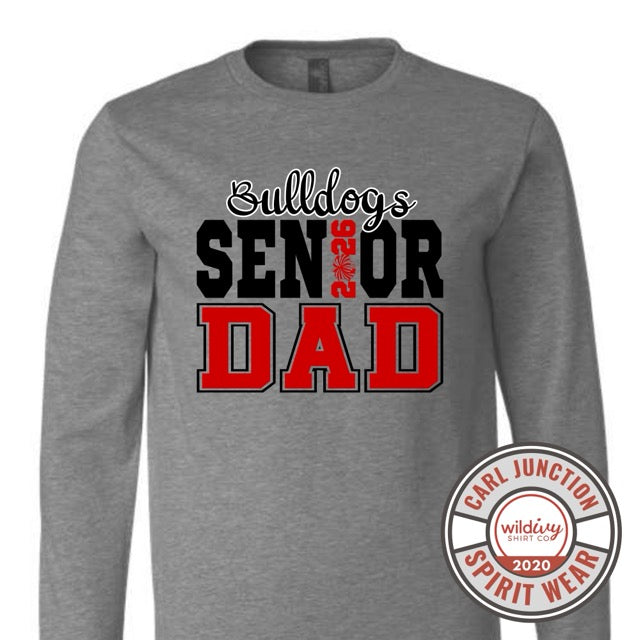 Bulldogs Senior Dad 2026 Cheer