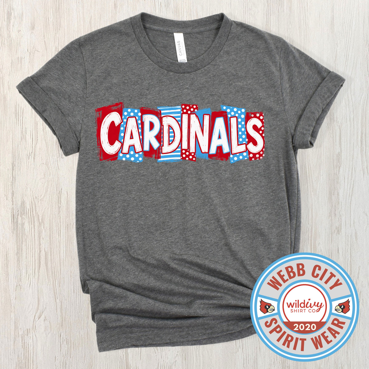 Cardinals Dots & Stripes