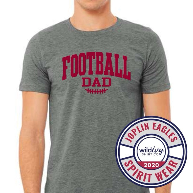 Joplin Football Dad Laces Solid