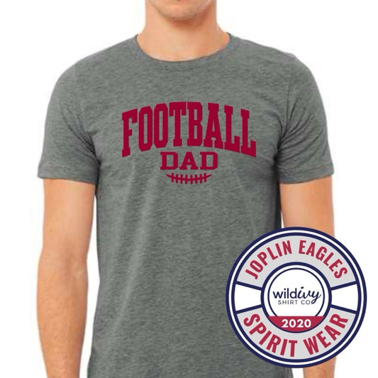 Joplin Football Dad Laces Solid