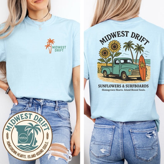 Midwest Drift: Sunflowers & Surfboards