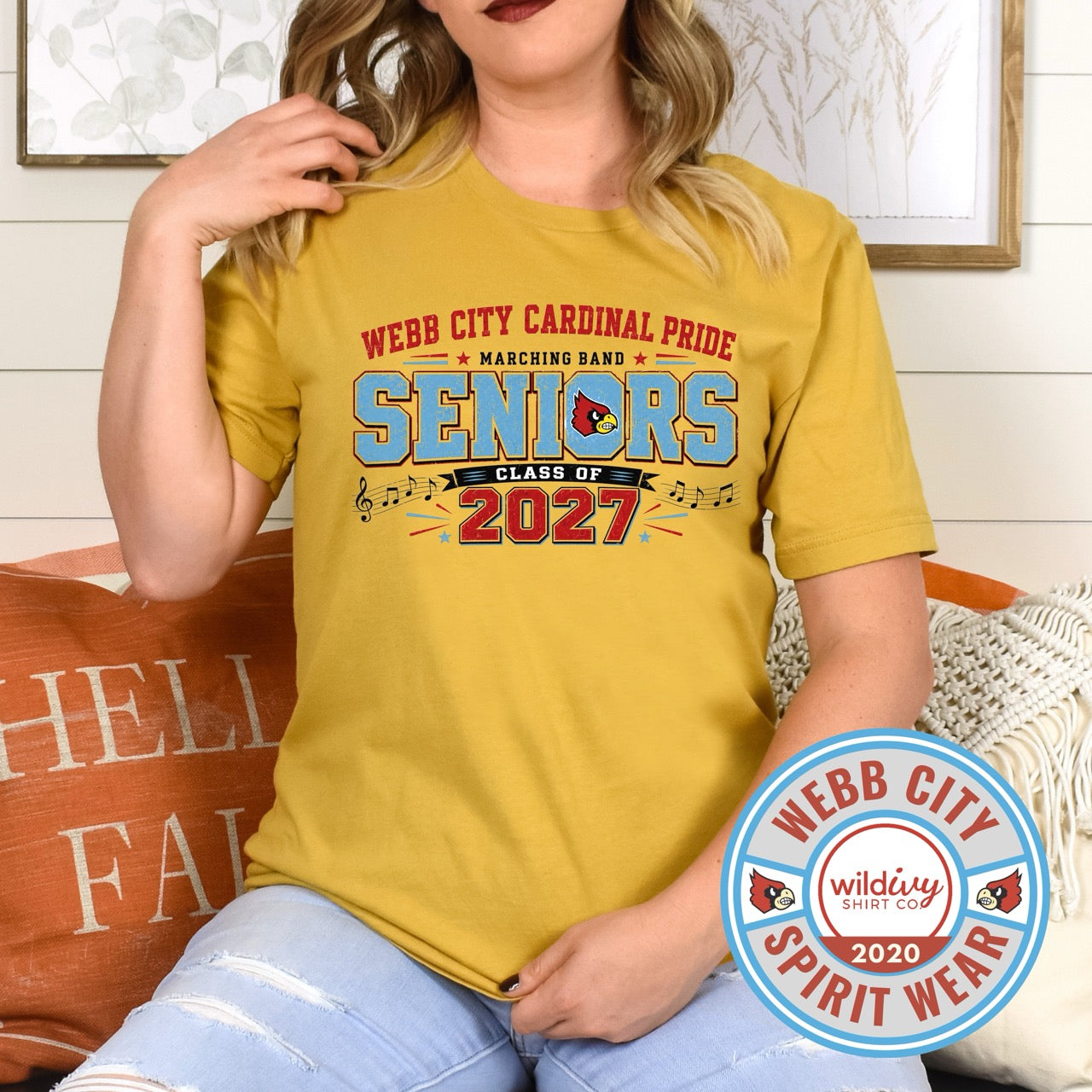 Band Boosters Fundraiser: Webb City 2027 Band Senior on Mustard