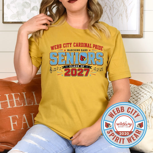 Band Boosters Fundraiser: Webb City 2027 Band Senior on Mustard