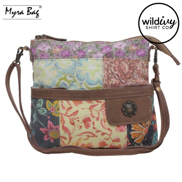 MYRA BAG: La Fleur Small Crossbody Bag
