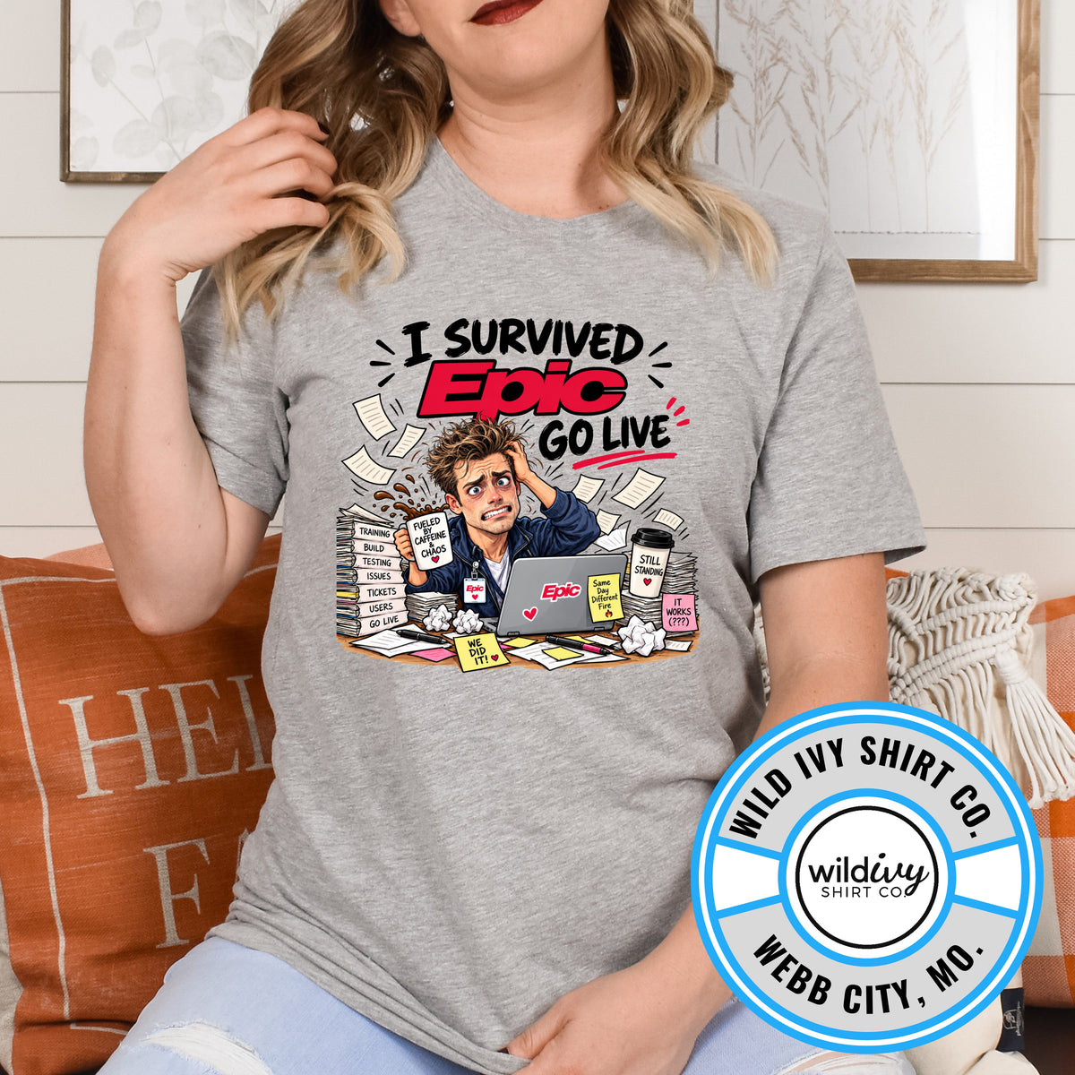 Freeman Hospital: Epic Survivor Custom Tee