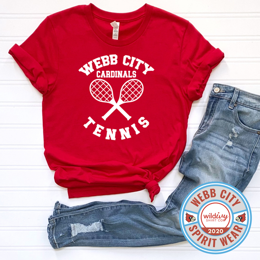 Webb City Cardinals Tennis Single Color