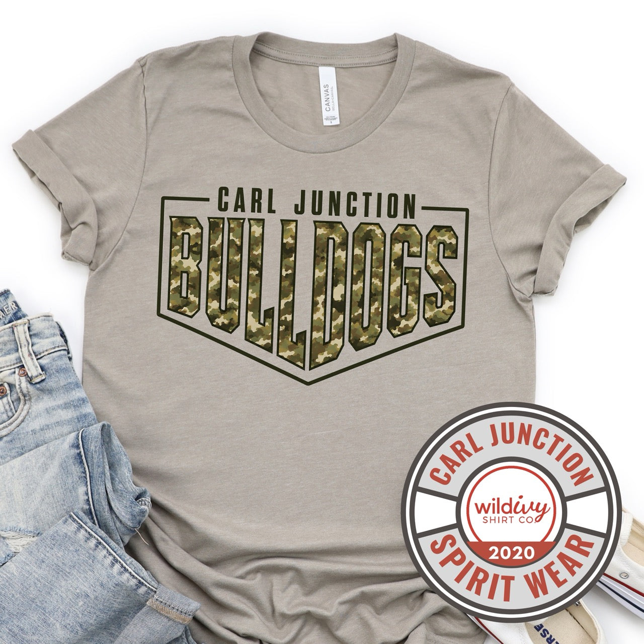 Carl Junction Bulldogs Camo
