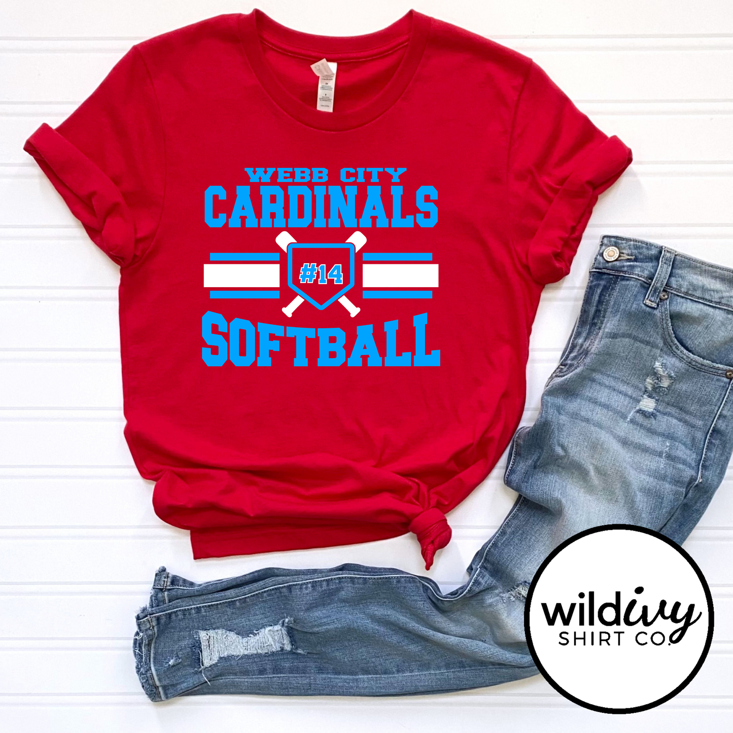 CUSTOM NUMBER Webb City Softball