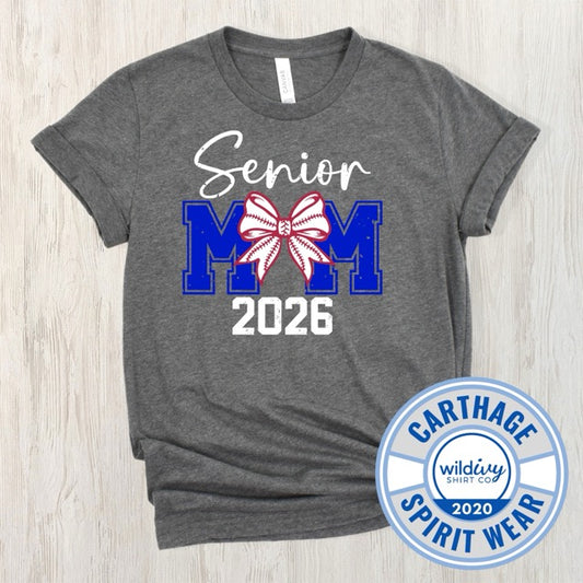 Carthage Senior Mom 2026 Baseball