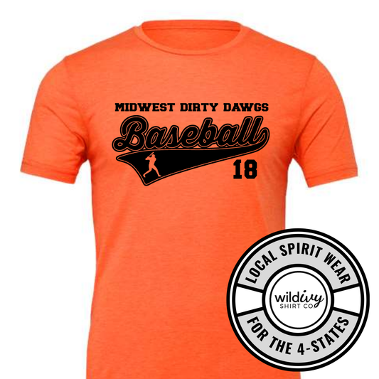 Midwest Dirty Dawgs Option 2 (CUSTOM NUMBER)