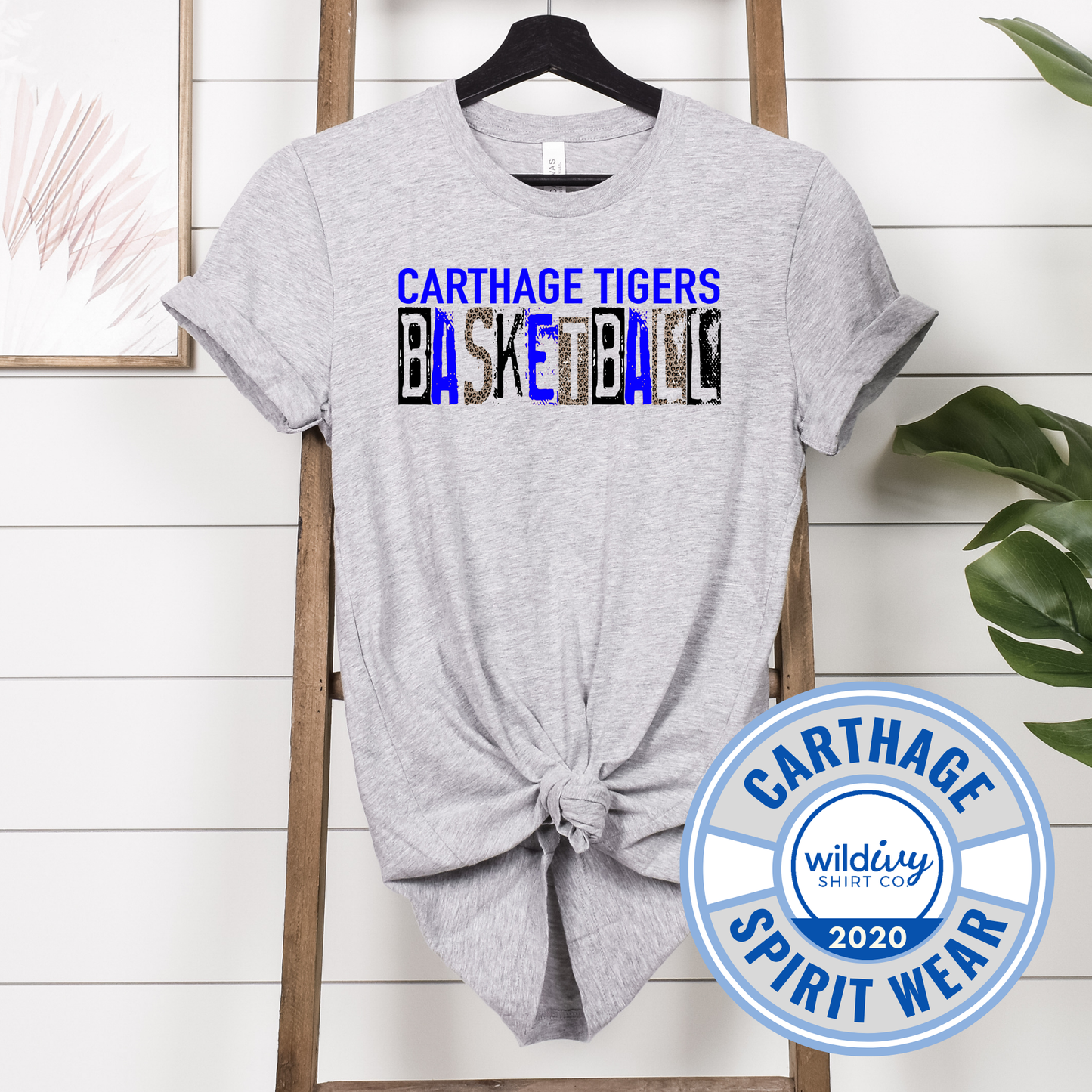 Carthage Tigers Basketball Leopard