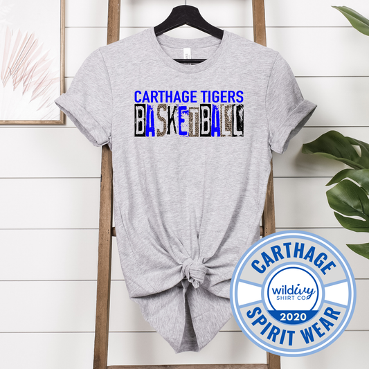 Carthage Tigers Basketball Leopard