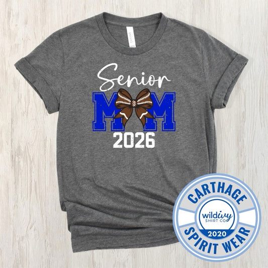 Carthage Senior Mom 2026 Football