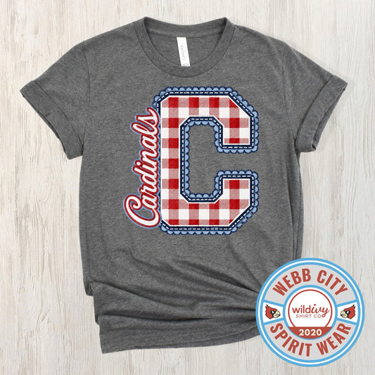 Cardinals C Gingham