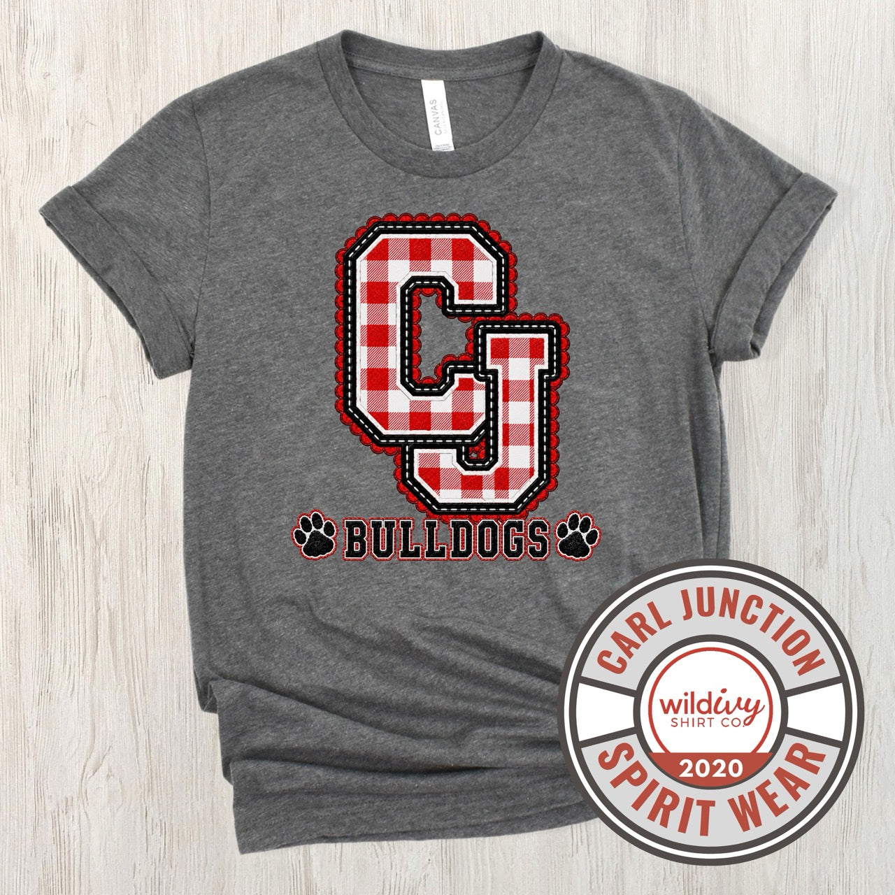 CJ Bulldogs Gingham
