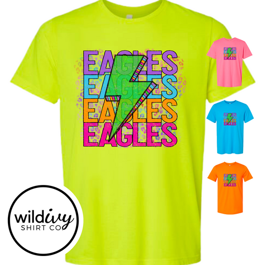 Joplin Eagle Neon Lightning Bolt