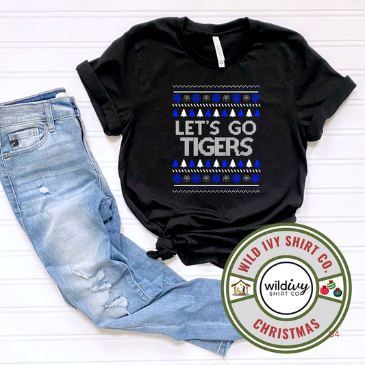 Let's Go Tigers Christmas Sweater