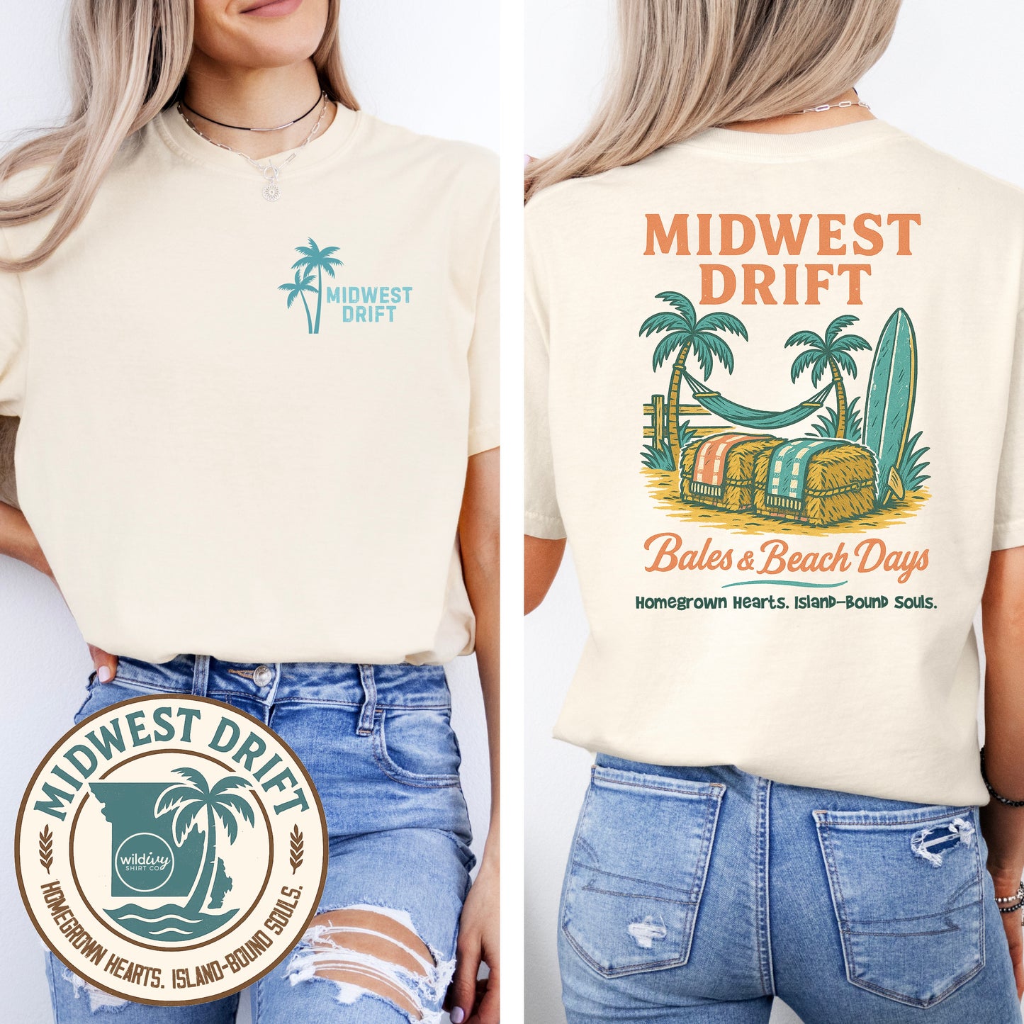 Midwest Drift: Bales & Beach Days