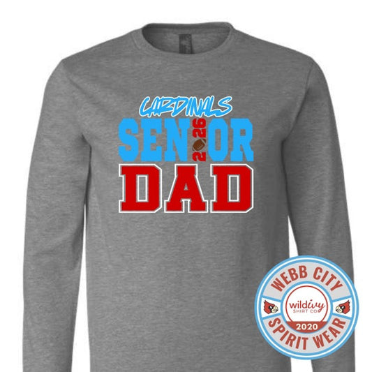 Senior Dad 2026 Football