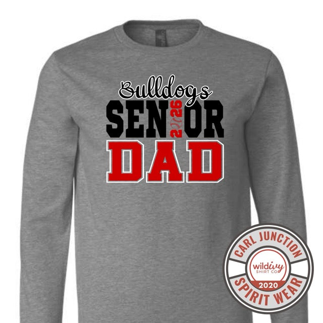 Bulldogs Senior Dad 2026 Baseball