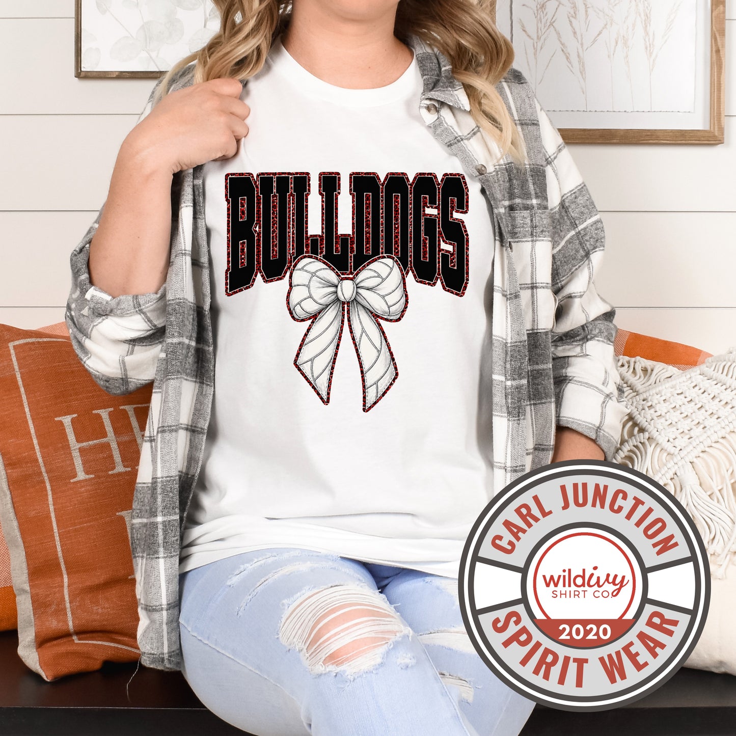 Bulldogs Volleyball Bow
