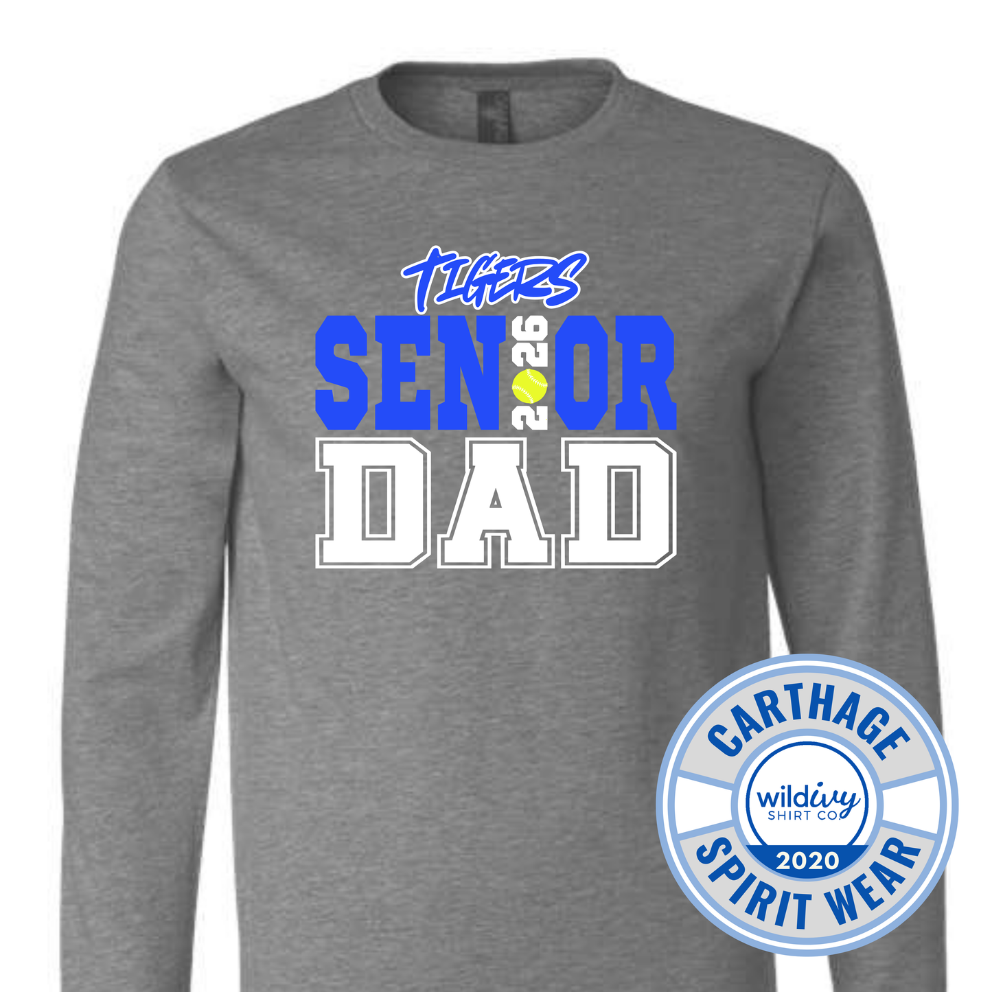 Carthage Senior Dad 2026 Softball