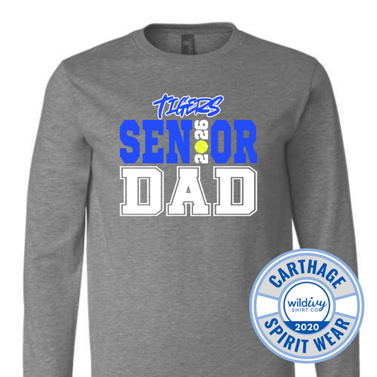 Carthage Senior Dad 2026 Softball