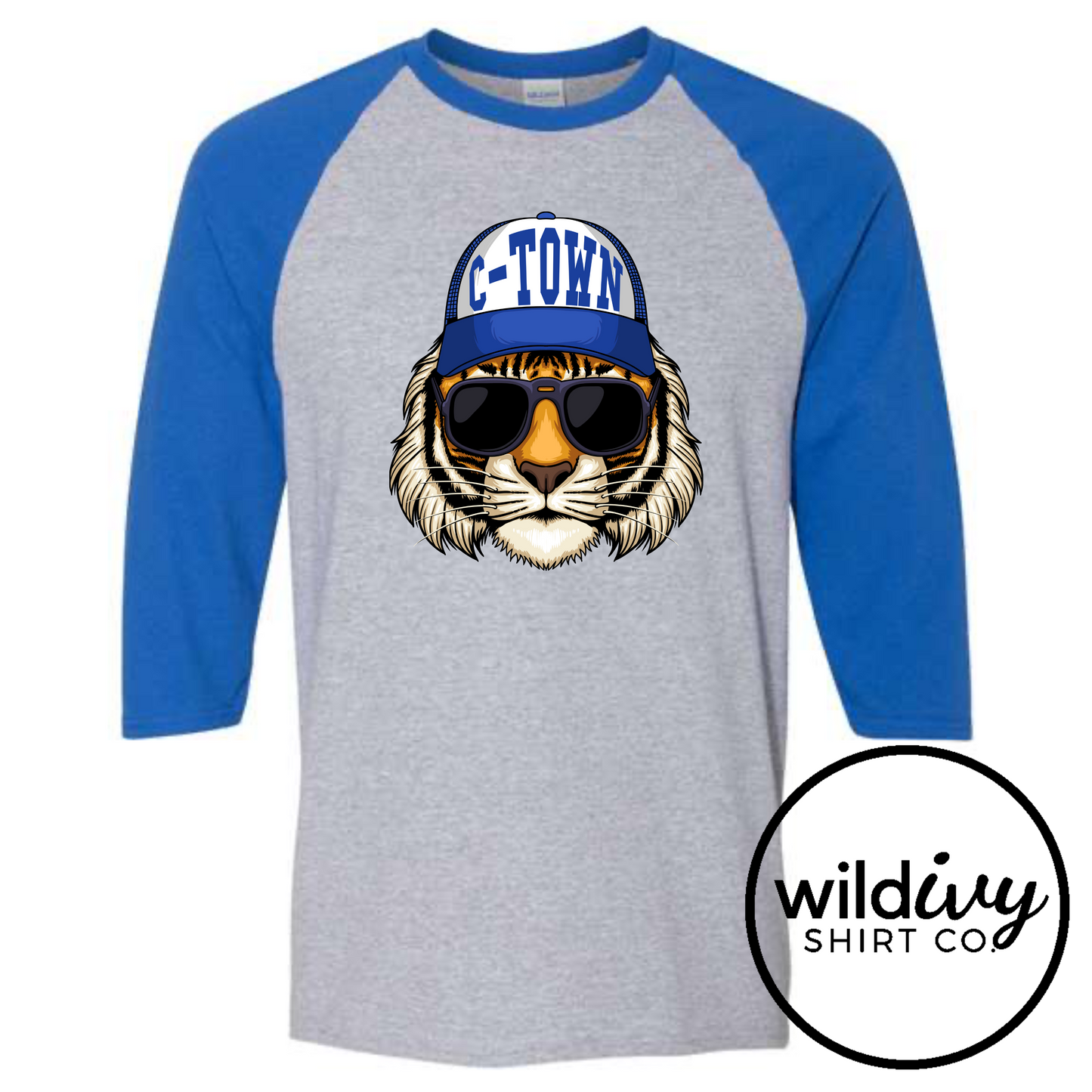 Carthage C-Town Tiger Unisex Raglan