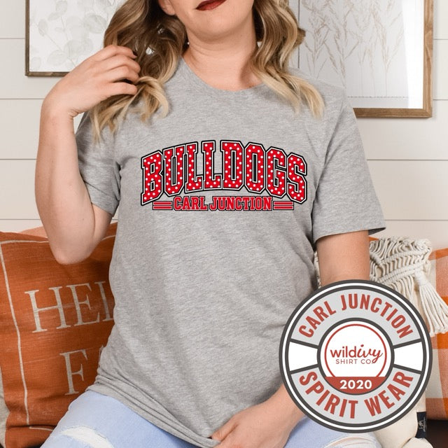 Bulldogs Polka Dots