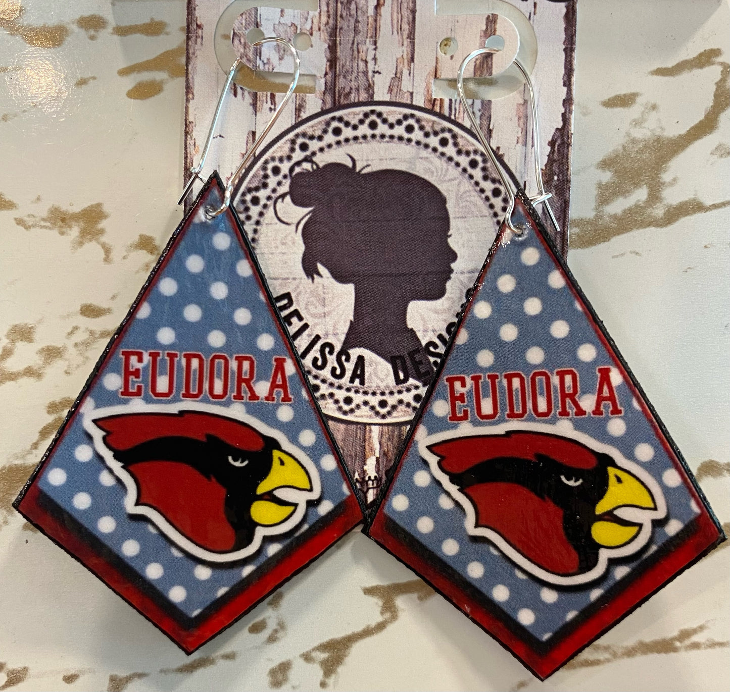 Eudora Cardinals Earrings