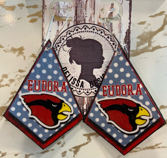 Eudora Cardinals Earrings