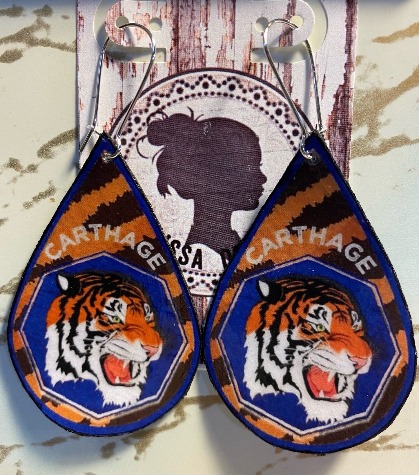 Carthage Tiger Earrings