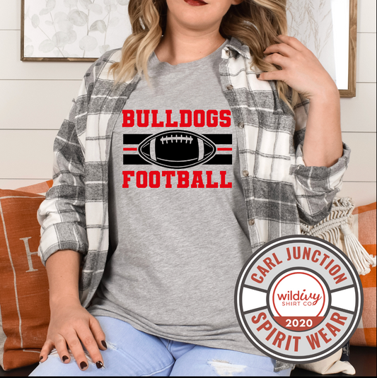 Bulldogs Football Stripe
