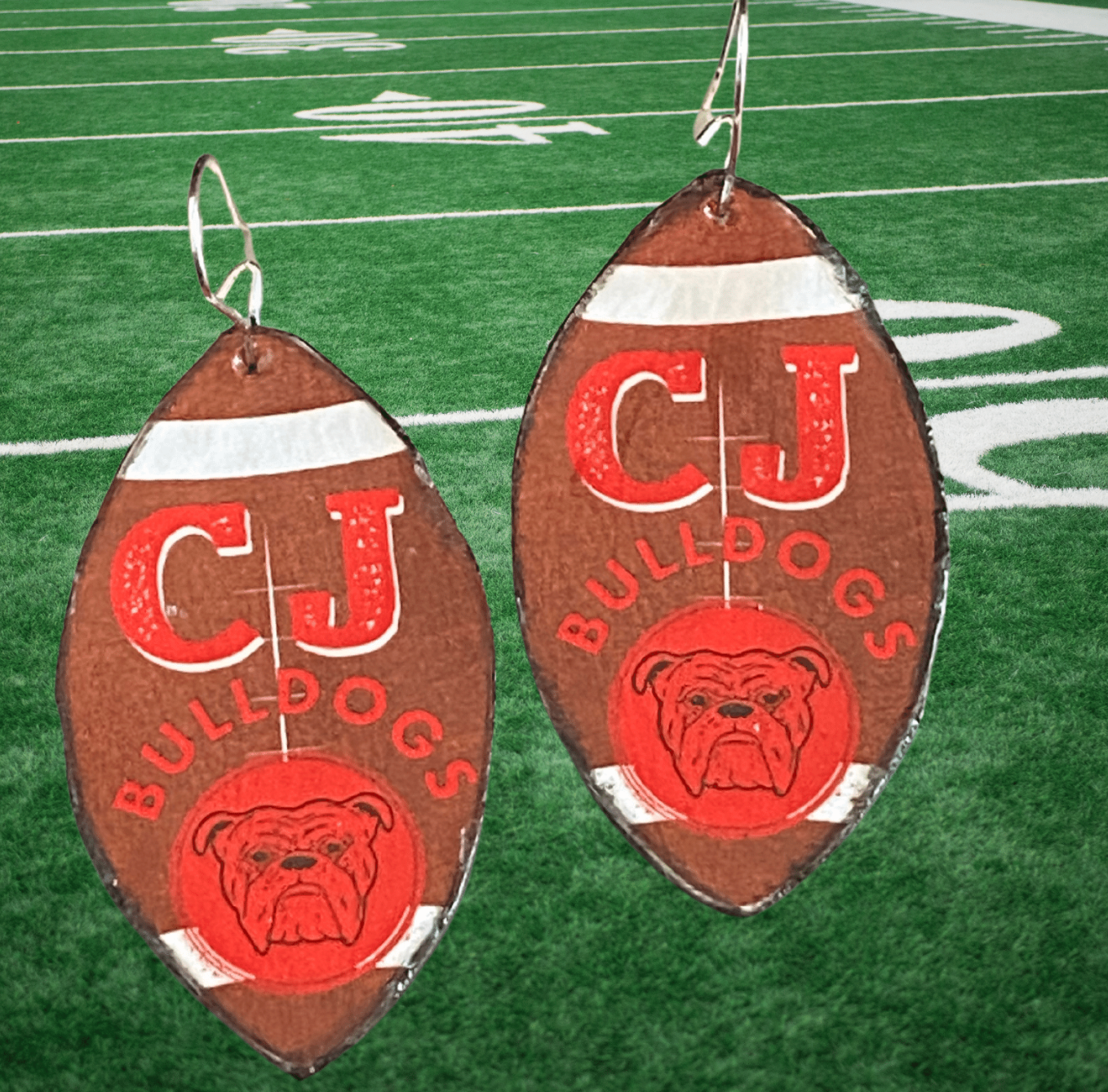 Carl Junction Bulldogs Earrings